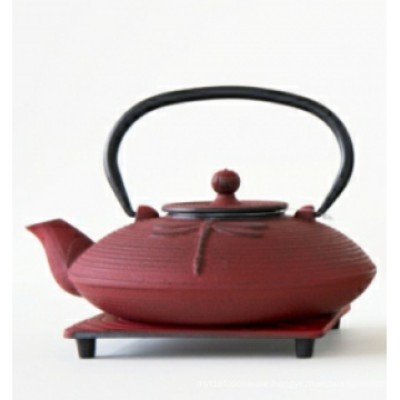 Most Popular 0.8L Japanese Dragonfly Cast Iron Teapot With Different Colours